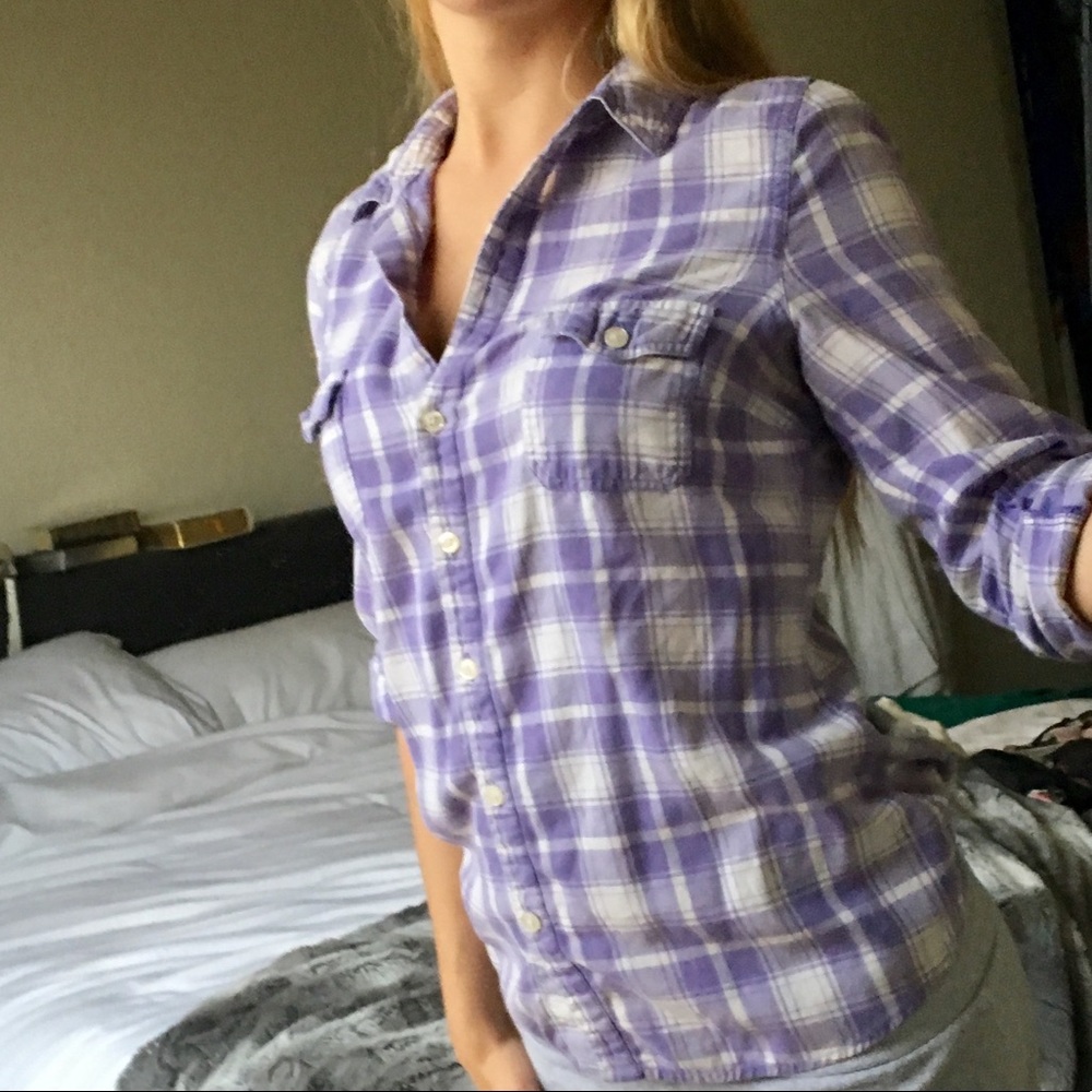 Lilac Old Navy Flannel